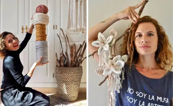 Boho Macrame Crown Pattern by Drawing Knots - Etsy Pattern of the Week  Mimi & basket