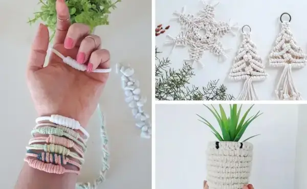 Talantīgās skolotājas Kristīnes no Share The Knot 10 skaisti makrama raksti