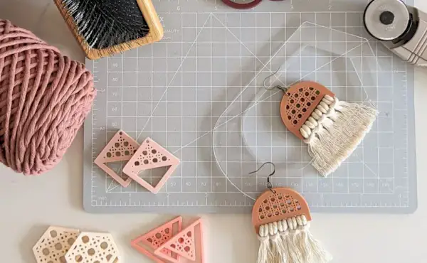 Product Review Macrame Earrings Fringe Trimming Tools by Ket Mercantile