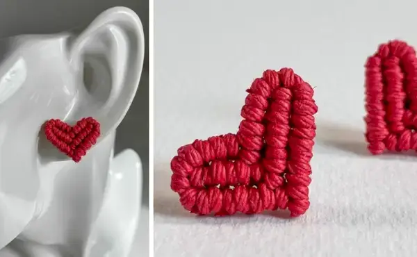 14 รูปแบบวันวาเลนไทน์ DIY Macrame ที่น่ารักสำหรับผู้เริ่มต้น - ไอเดียของขวัญทำมือ