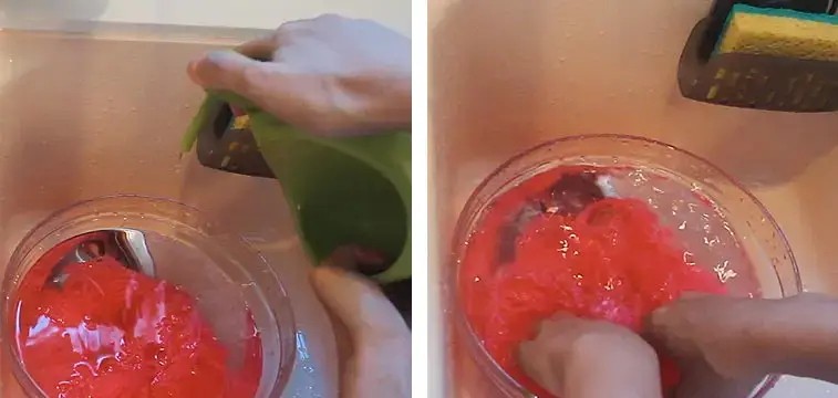 dyeing yarn with food color
