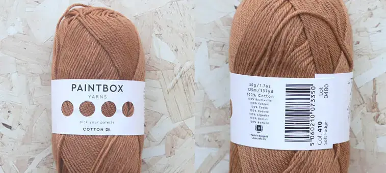 brown cotton yarn