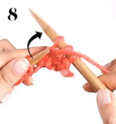 purl stitch how to