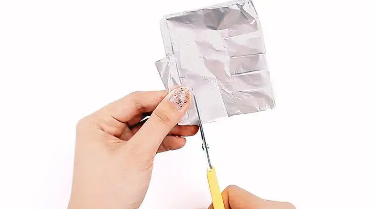 sharpen scissors with foil