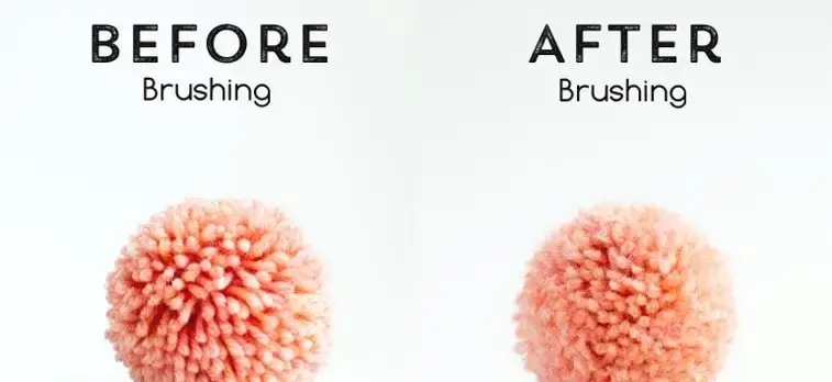 how to fuzzy pom poms
