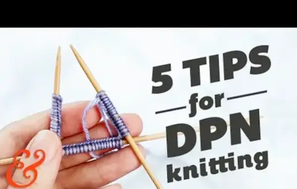 이중 뾰족한 바늘로 뜨개질할 때의 5가지 팁