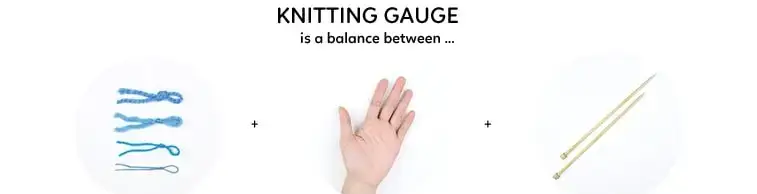 knitting gauge measuring