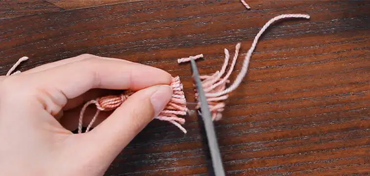making a tassel for bookmark