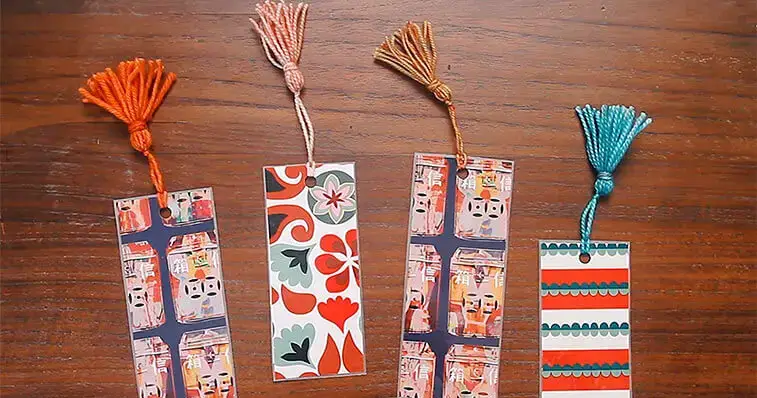 diy bookmarks with tassels