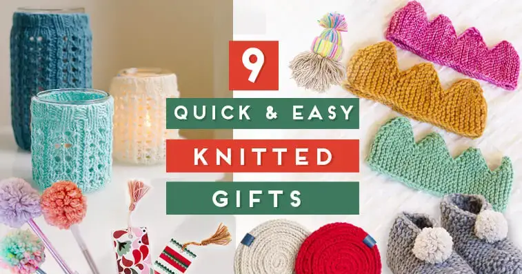 9 schnelle und einfache Strickgeschenkideen und -muster mit Schritt-für-Schritt-Anleitungen