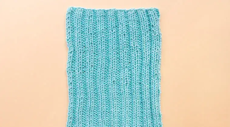 rib stitch knitting