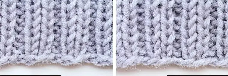 german twisted cast on for stretch