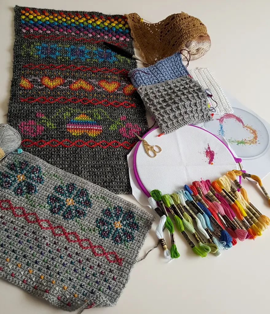 WIP-WIP, ¡estilo punto de cruz!