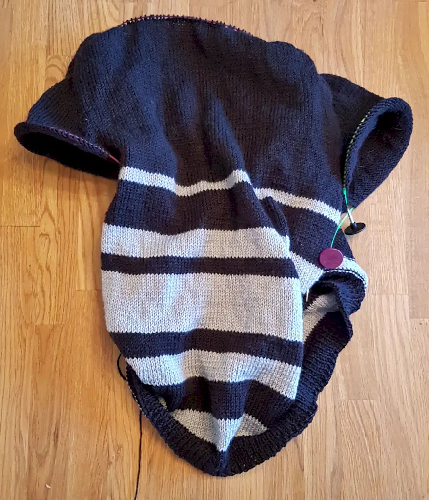 WIP-Update – Neues Cardigan-Design