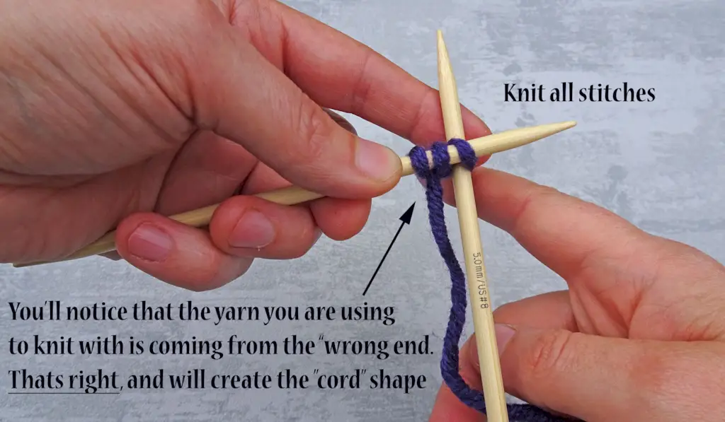 Juhtmega kudumine - 4. samm