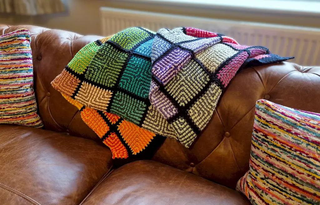 Hermosa y moderna manta 109: una actualización del proyecto