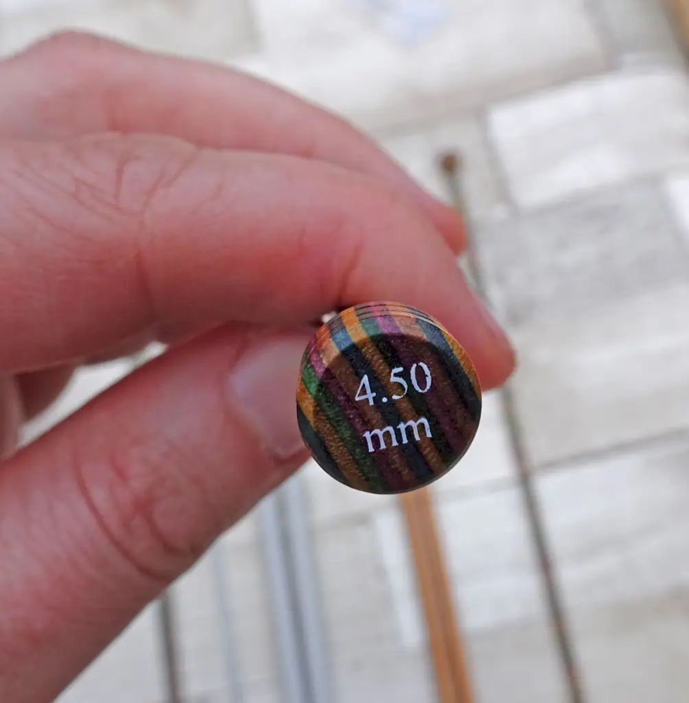 초보자를 위한 뜨개질 배우기---바늘 라벨