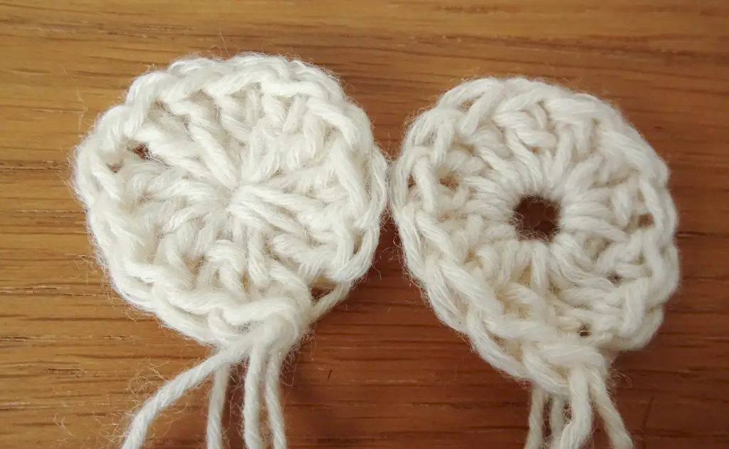 Tècnica de bucle màgic: ganxet en ronda