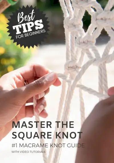 Square Knot Tutorial - #1 Macrame Knot Guide for Beginners