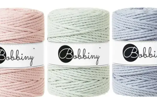 Bobbiny lance 3 nouveaux cordons pastel en macramé dans de magnifiques couleurs printanières fraîches pour 2022