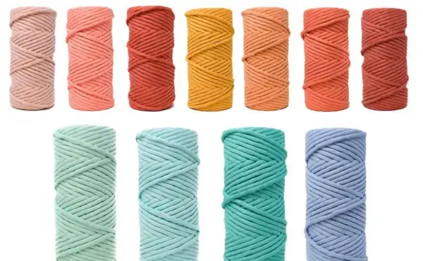 Ganxxet Macrame Cords Review - Macrame Supplies for Beginners - Macrame color shades ombre