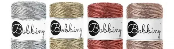 Metallic Macrame Cords - Bobbiny