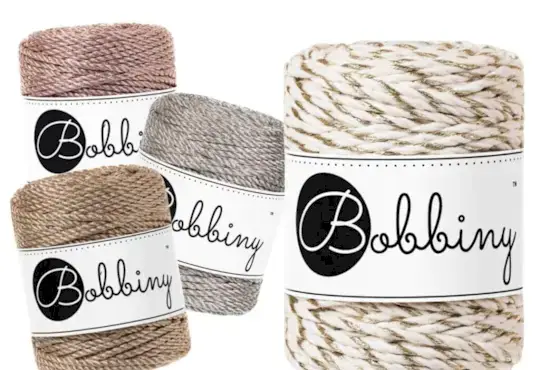 New US Bobbiny Macrame Cord Supplier - Premium Cords & Free Shipping!