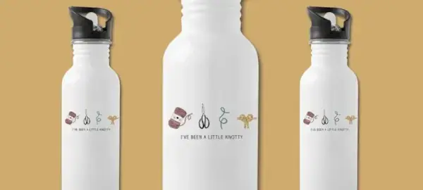 Macrame Water Bottle Designs Quote Knotty  Mimi & basket