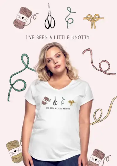 Macrame Shirt Hoodie Mug Quote Knotty Merch  Mimi & basket