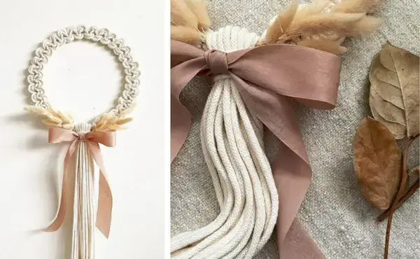 Facile tutorial fai-da-te sulla ghirlanda Macrame di Soulful Notions