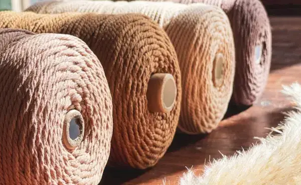 Nook Theory Macrame Cord Review - Autumn Colors - Fall Shades  Mimi & basket