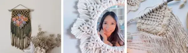 Bochiknot - Macrame Teacher - Macrame Tutorials and Patterns  Mimi & basket