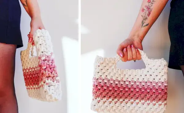 Easy DIY Macrame Bag Tutorial for Beginners (PDF) - Happy Knotting Macrame Patterns