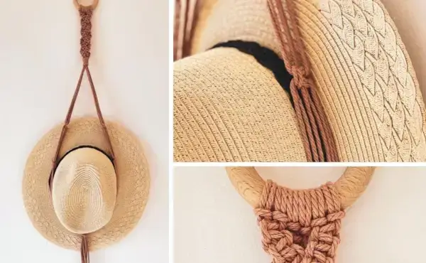 Marraskuun kuukausittainen makramehaaste – Easy Macrame Hat Hanger, Marloes Ratten