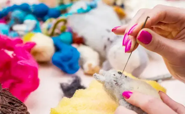 10 Amazing Fiber Arts - DIY KITS - How to start with Felting