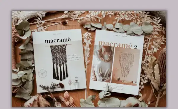 Best Macrame Books for Beginners & Beyond - Macrame 1 & Macrame 2 by Fanny Zedenius
