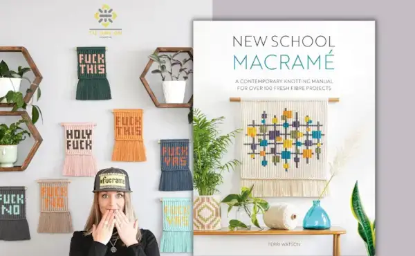 Best Macrame Books for Beginners & Beyond - New School Macrame by Terri Watson