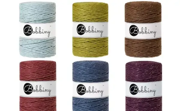 6本の新しい限定版ボビニーコードでマクラメ作品を輝かせましょう