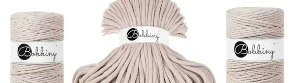 Bobbiny Macrame Christmas Cords - Gold, Silver Macrame Cords for Beginners