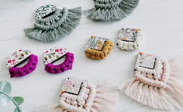 All For Knotting Macrame Earring Findings Spring Summer 2022 Collection