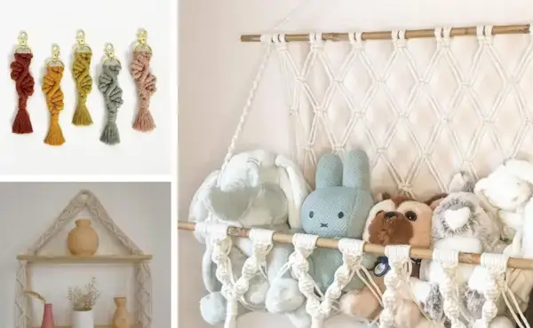 Januárová mesačná macrame výzva – naučte sa robiť praktické funkčné projekty makramé