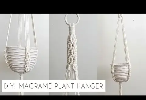 Défi mensuel en macramé de septembre – Cintre pour plantes en macramé Soulful Notions