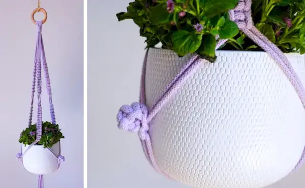 Easy DIY Macrame Plant Hanger Tutorial for Beginners
