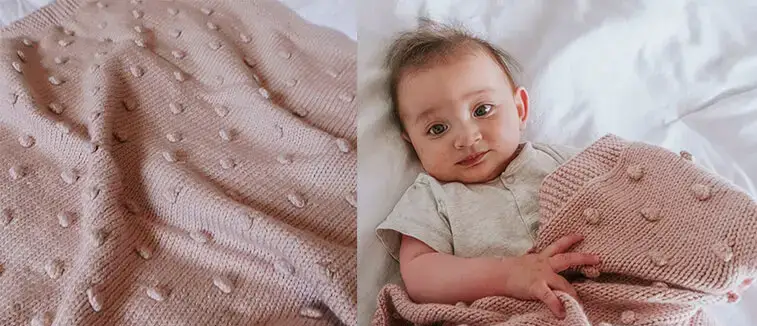 Ako upliesť detskú deku (s brmbolcami!)