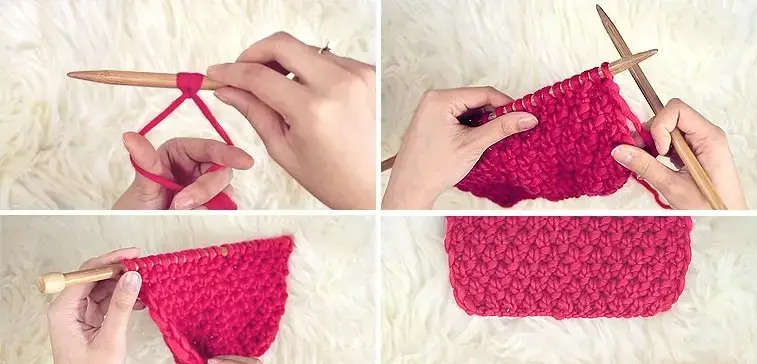 moss stitch scarf tutorial video
