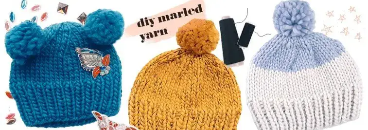 how to decorate a knit hat