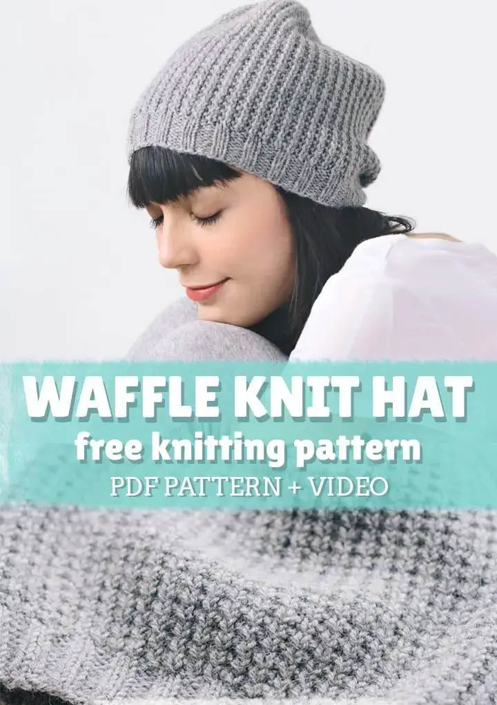 girl wearing a slouchy knit hat