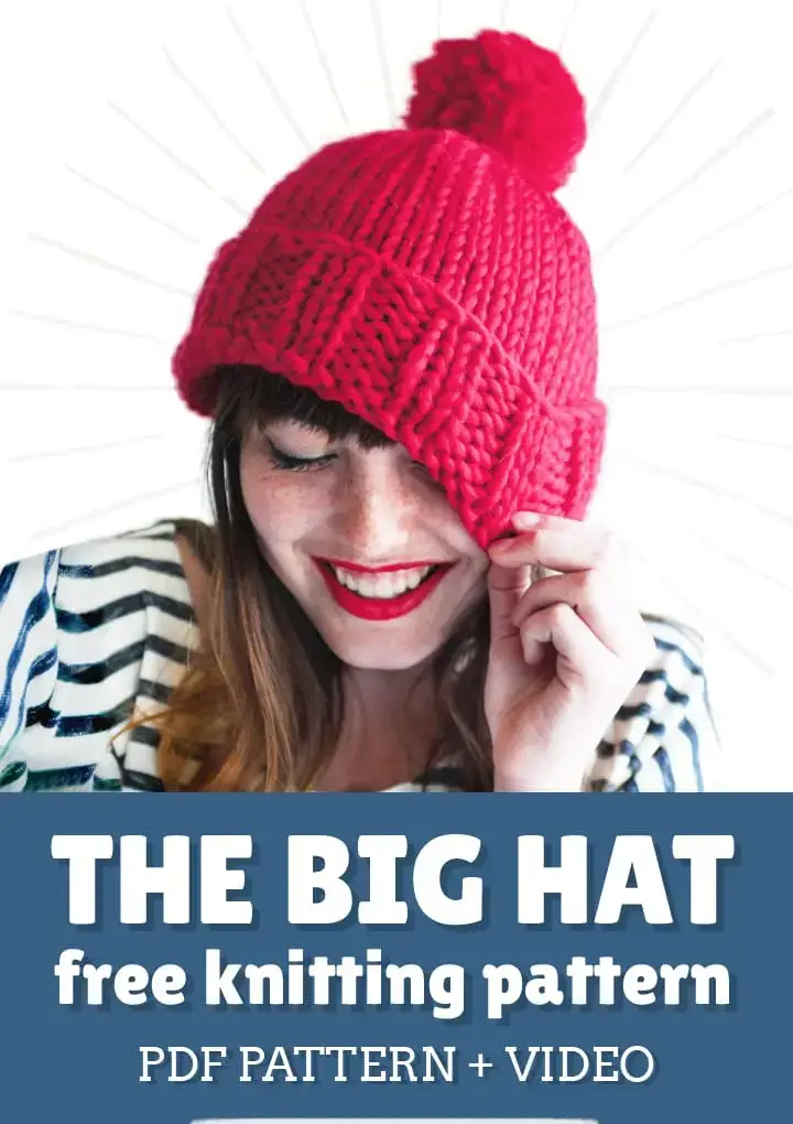 girl wearing red knit hat