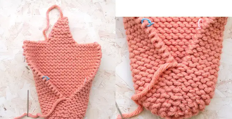 how to knit a slipper