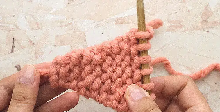 how to knit a slipper